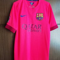 Barcelona Nike оригинална фланелка тениска Барселона 2014/2015 Away размер S , снимка 1 - Тениски - 36631517