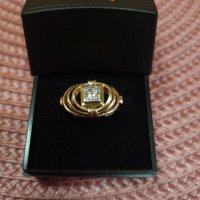 Златен дамски пръстен , снимка 5 - Пръстени - 38997410