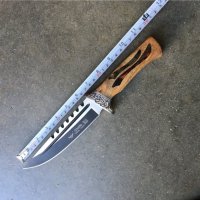 Огромен ловен нож Columbia S052  с фиксирано острие / 2 размера/, снимка 4 - Ножове - 42815347