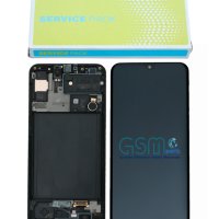 Дисплей + Тъч Скрийн + Рамка за Samsung Galaxy A30s + Подарък Лепило, снимка 7 - Резервни части за телефони - 40523324