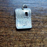🚚Търся втора или продавам тази🚚 Красива геометрична сребърна висулка , снимка 2 - Колиета, медальони, синджири - 42097668