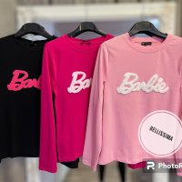 3 цвята дамска блуза Barbie , снимка 1 - Блузи с дълъг ръкав и пуловери - 42131276