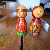 Стара дървени кукли,кукла #52, снимка 1 - Колекции - 40451154