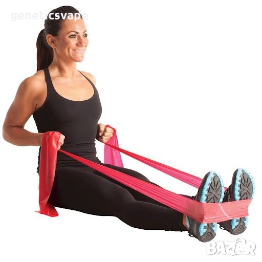 Ластик за тренировка - фитнес, йога, пилатес, рехабилитация, снимка 1