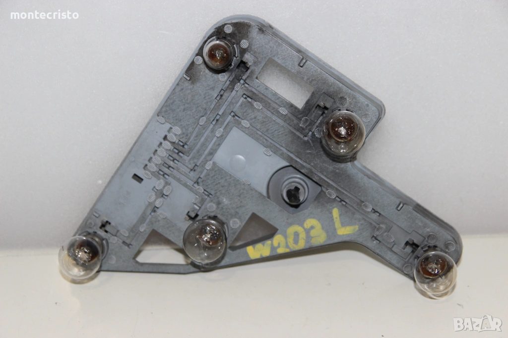 Лява платка стоп Mercedes W203 C-Class седан (2000-2004г.) ляв ламподържач, снимка 1