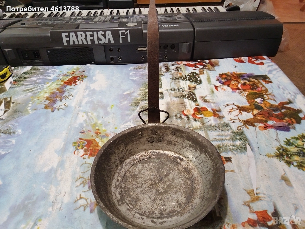 Стар меден тиган, снимка 1