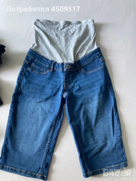 Къси дънкови панталони за бременни Esmara EU 34 размер, снимка 1