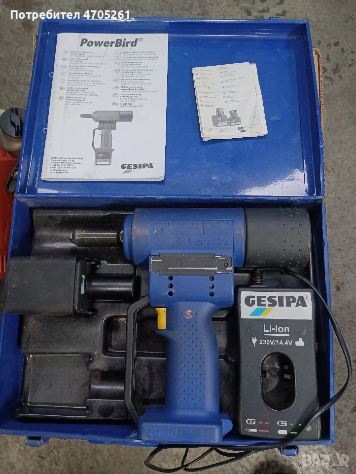 gesipa акумулаторна нитачка, снимка 1