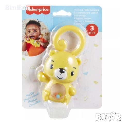 Бебешка дрънкалка Fisher Price - Леопард, снимка 1