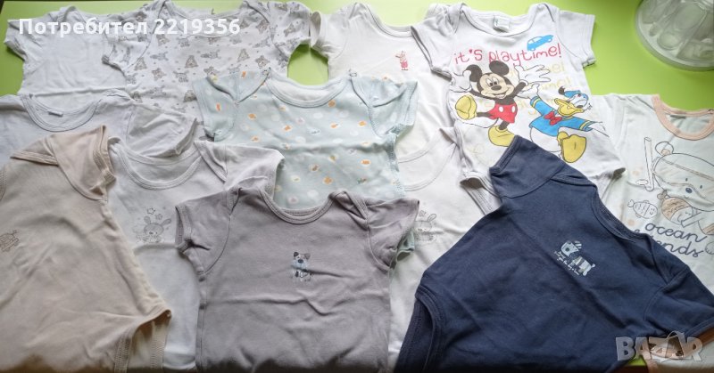 Бебешки дрехи - 1 г. - бодита, костюмче, панталони, снимка 1