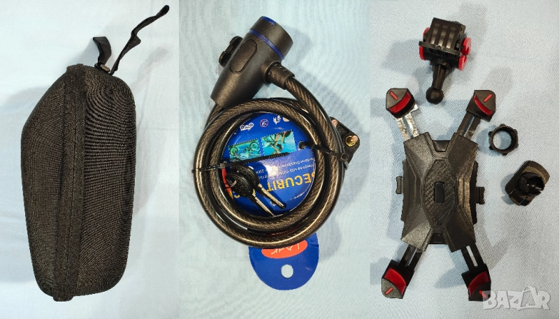 За ел. тротинетка - Чантичка 3 литра, катинар и държач за телефон, снимка 1