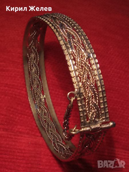 СТАРИНЕН СТИЛ ФИЛИГРАННА ГРИВНА НАКИТ за НОСИЯ МАЙСТОРСКИ ПОСРЕБРЕН 9367, снимка 1