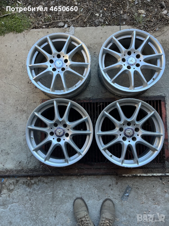17 цолови алуминиеви джанти за Мерцедес, снимка 1