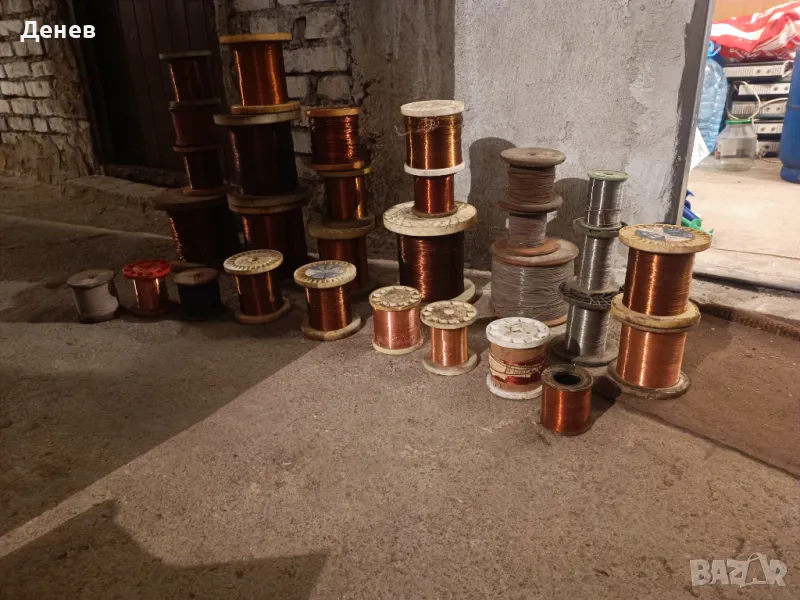 бубинажен проводник, Бобина с меден  проводник за пренавиване, снимка 1