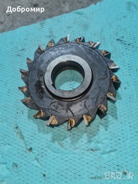 Фреза с запоени пластини р30  160/24/50, снимка 1