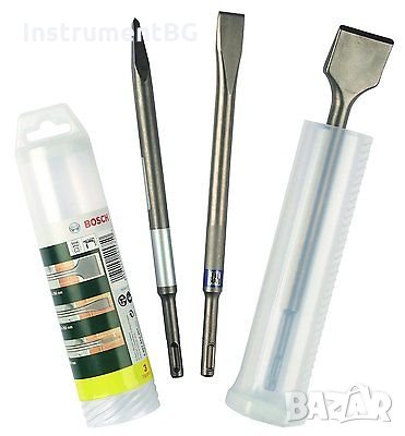 Комплект SDS-plus секачи BOSCH / 3 части, снимка 1