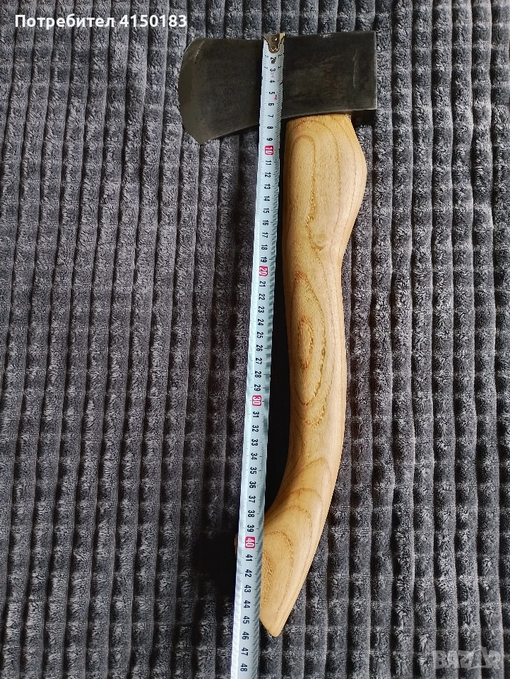 немска брадва колекционерска +сатър , снимка 1