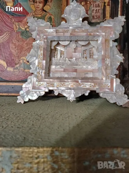 Седефена икона от Божи гроб, снимка 1