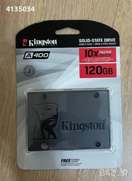 Kingston A400 2.5 120GB SATA3 (SA400S37/120G), снимка 1