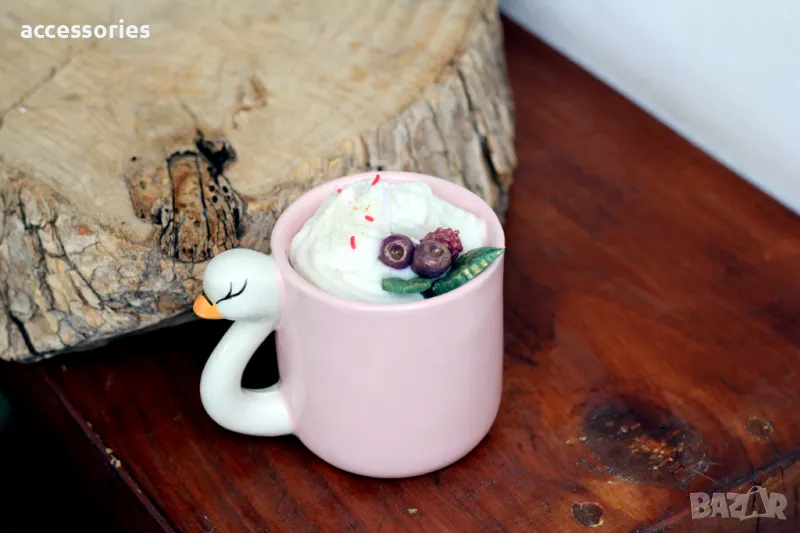 ръчно изработена свещ "Нежност", снимка 1