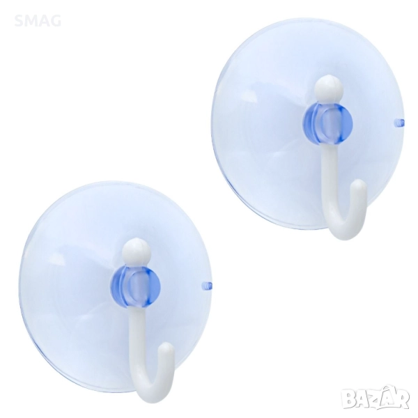 Закачалки с вендуза – комплект 2 бр., пластмасови_1075701, снимка 1