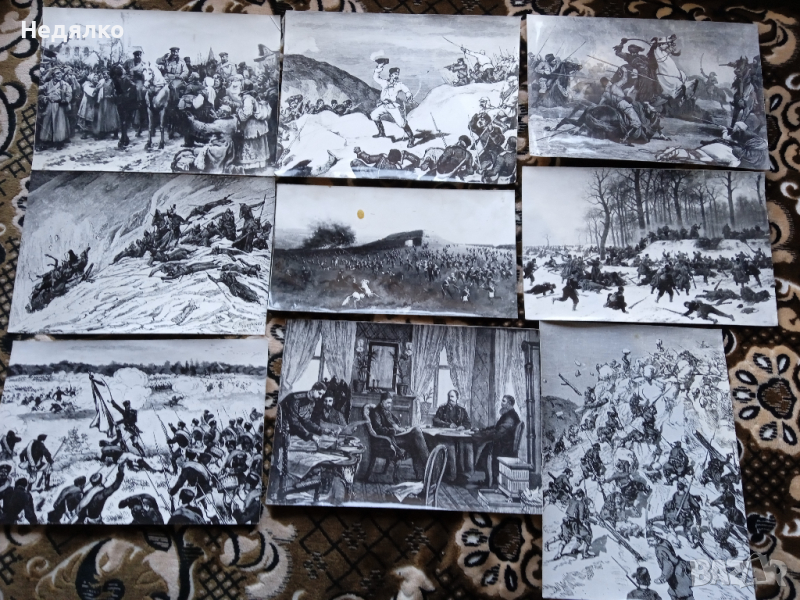 9бр големи снимки на известни картини, снимка 1