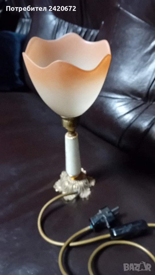 ретро  лампа  барок, снимка 1