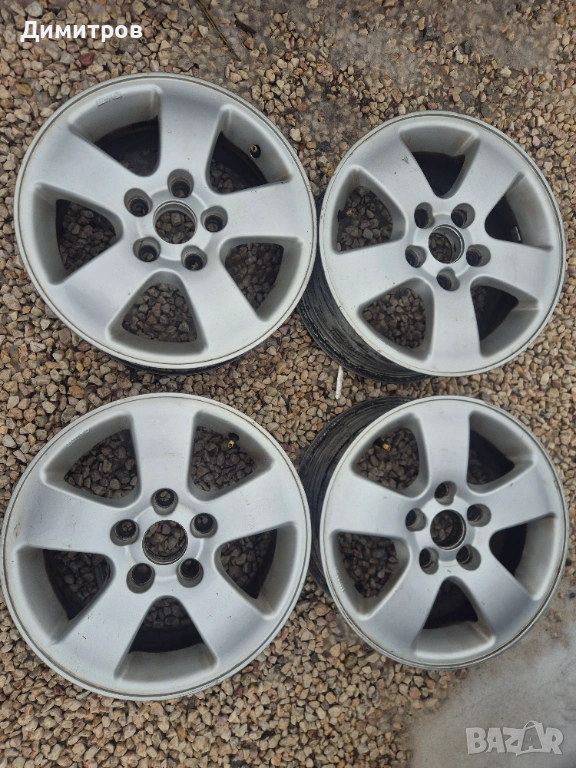 4 алумивиеви джанти 15", 5X112, снимка 1