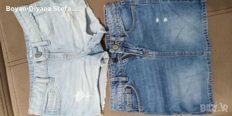 Къси дънки и пола дънкова, снимка 1