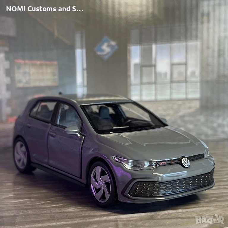 Volkswagen Golf 8 GTI умален модел, снимка 1