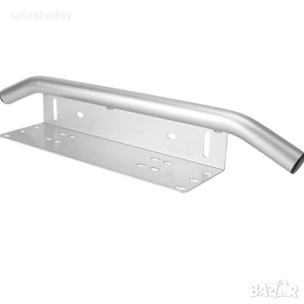 Стойка метална за халогени, сив цвят, снимка 1