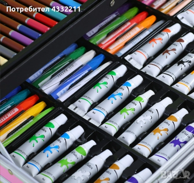 Творчески комплект за рисуване с изключително разнообразие от цветове, снимка 1