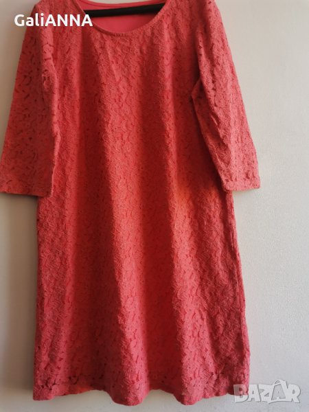 ЕЛЕГАНТНА ДАНТЕЛЕНА РОКЛЯ XL, снимка 1