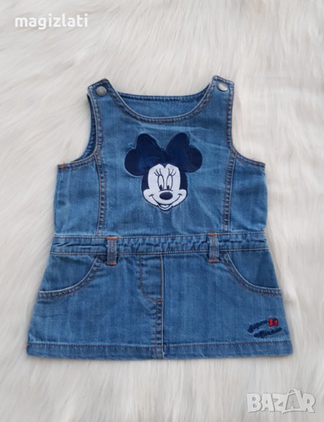 Дънков сукман Мини Маус 3-6 месеца, снимка 1
