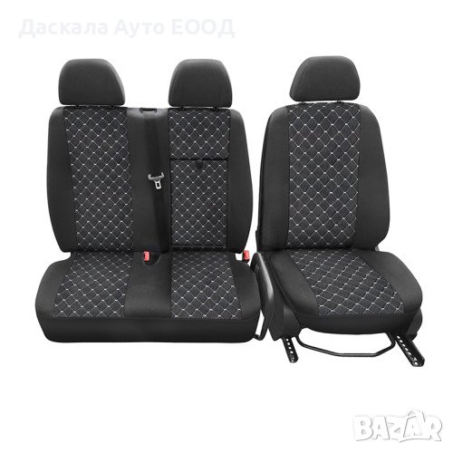 Калъфи за седалки Mercedes Sprinter 2006г.+полиестер + еластан, 3цвята, снимка 1