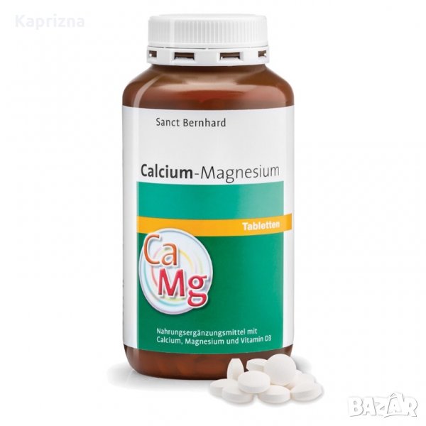 Калций + Магнезий - 400 таблетки, снимка 1