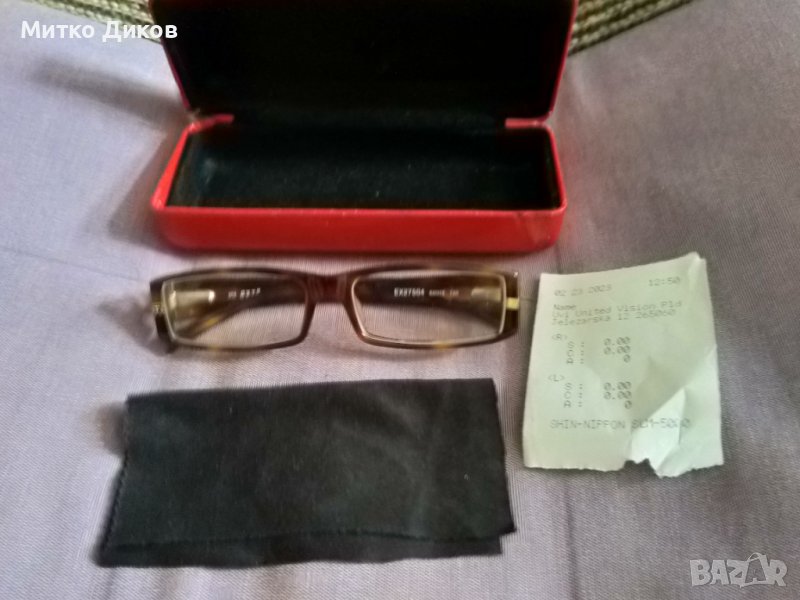 Exte EX 27504 маркови италиански очила за рамки-с диоптер 0-размер 52-15 130 diopter 0 made in Italy, снимка 1