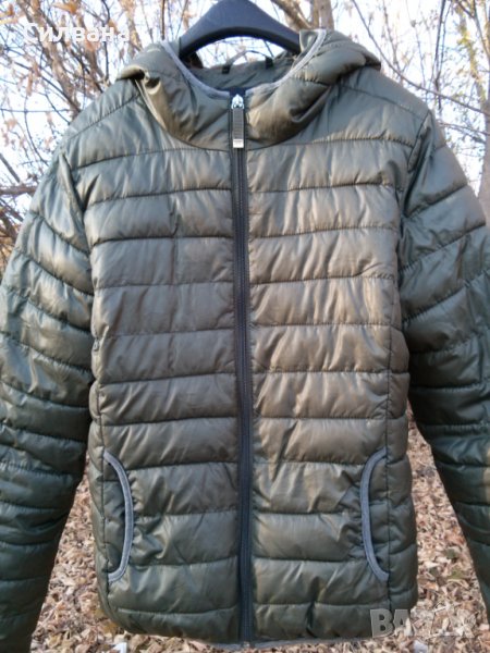 олекотено зелено яке, снимка 1