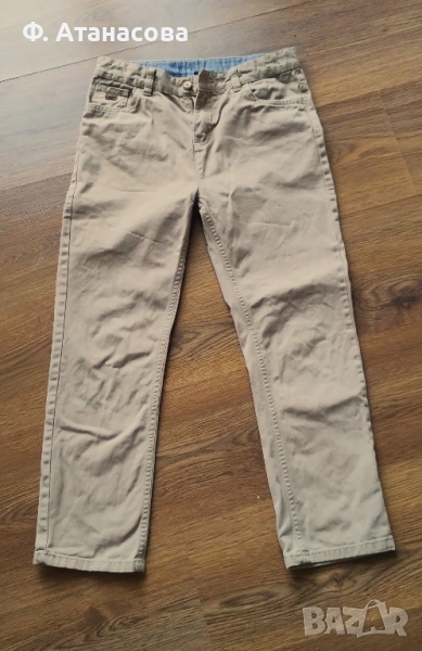 Страхотeн класически панталон, 100% памук, размер 134-140, 9-10г., като нов, снимка 1