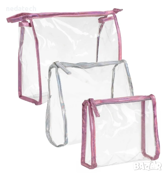 Комплект несесери, 26,5x9x20 см - 3 бр., снимка 1