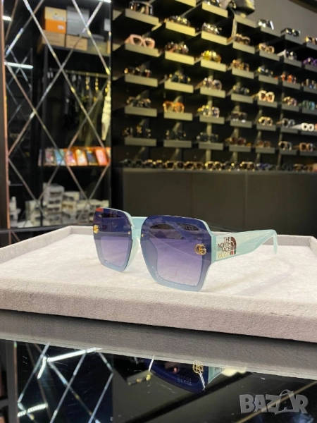 очила очила с черен обикновен калъф и ув защита gucci , снимка 1