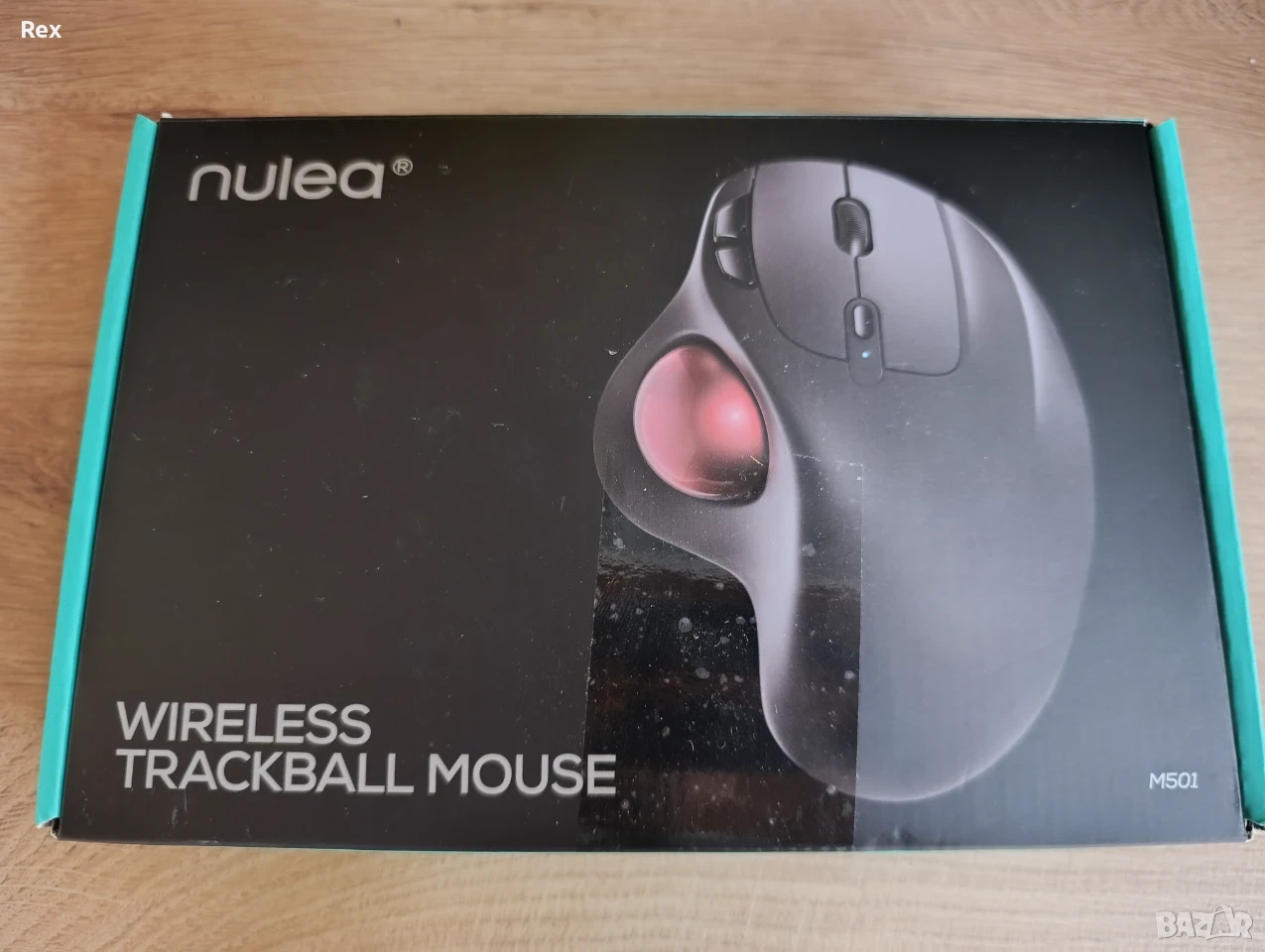 Ергономична мишка с тракбол Nulea M501, снимка 1