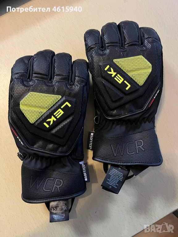 LEKI WCR C-Tech 3D УНИСЕКС ръкавици за зимни спортове размер 8,5, снимка 1