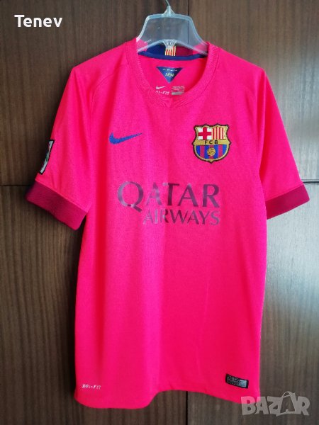 Barcelona Nike оригинална фланелка тениска Барселона 2014/2015 Away размер S , снимка 1