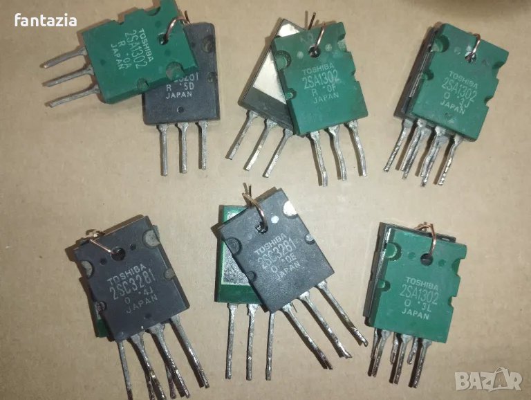 ОРИГИНАЛНИ транзистори Toshiba 2SA1302 2SC3281 зелен черен 1302 3281, снимка 1