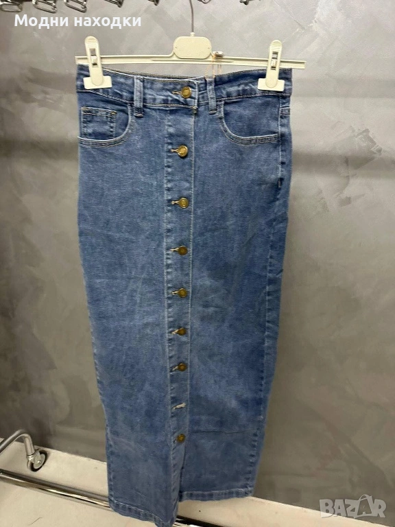 Дамска пола деним , снимка 1