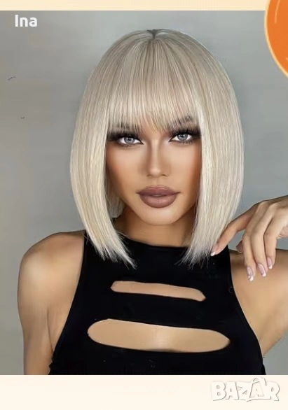 Руса перука каре, снимка 1