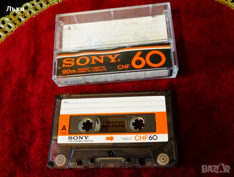 Аудио касета Sony CHF60 с хеви метъл групата Saxon. , снимка 1
