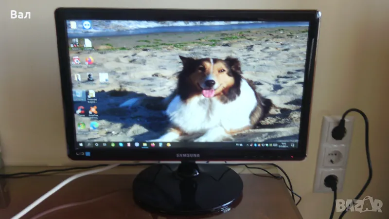 Монитор SAMSUNG S22A350 + адаптер за 14 волта, снимка 1