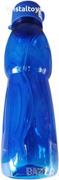 Бутилка за вода с капачка Синя, снимка 1